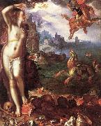 WTEWAEL, Joachim Perseus and Andromeda wet painting
